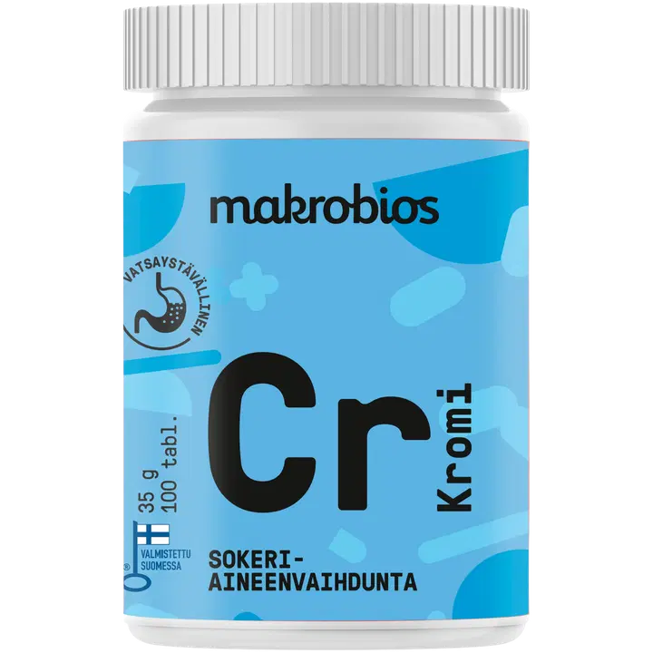 Makrobios Krom 50 mcg 100 tablettia 35g