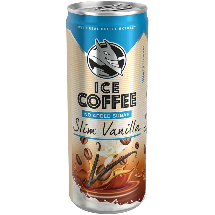 Hell Ice coffee Slim Vanilla iskaffe 250ml utan tillsatt socker