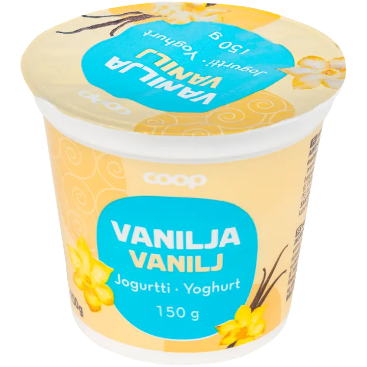 Coop vanillijogurt 150 g