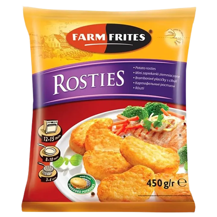 FARM FRITES Hakitud kartuli kotlet sibulaga 450g