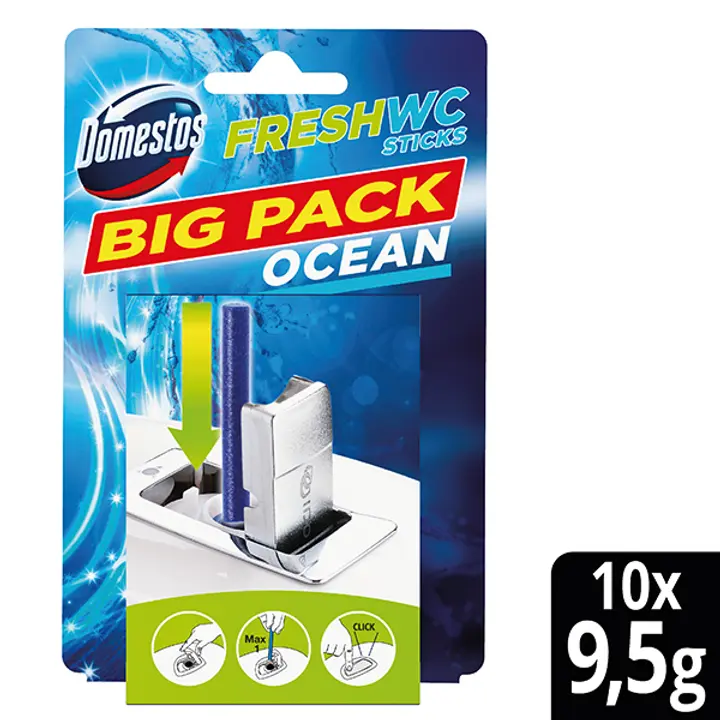 Domestos Ocean WC-loputuspulgad 10tk