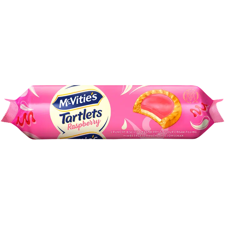McVitie's vadelmakreemillä täytetty tartaletti 100g