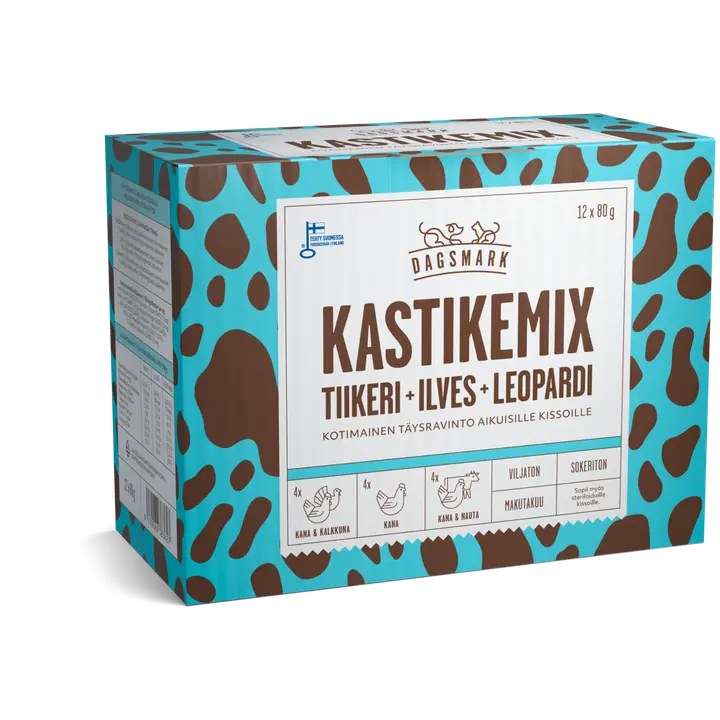 Dagsmark KASTIKEMIX kissoille 12 x 80g