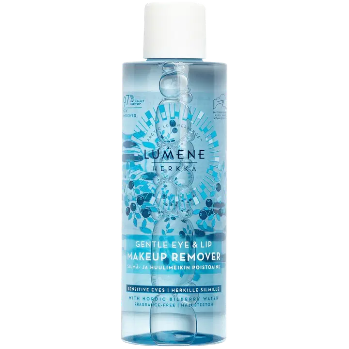 Lumene HERKKÄ Hellävarainen silmä- ja huulimeikin poistoaine 100ml