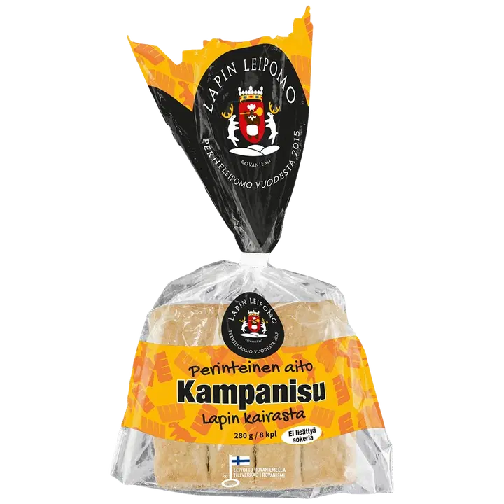 Lapin Leipomo Perinteinen Kampanisu 8kpl/280g