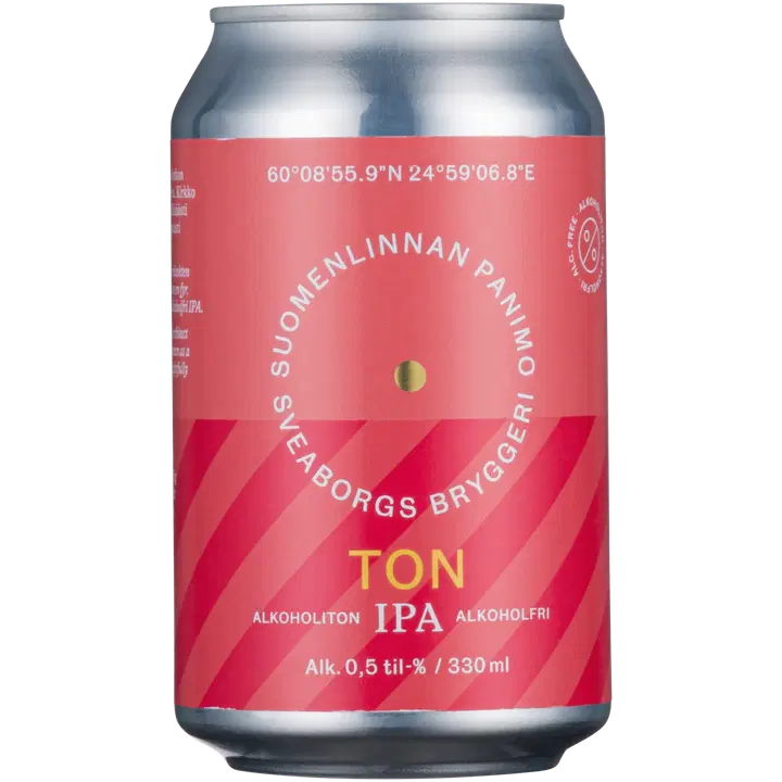Suomenlinnan Panimo Alkoholiton Ton Ipa 0,5% tölkki olut 33cl