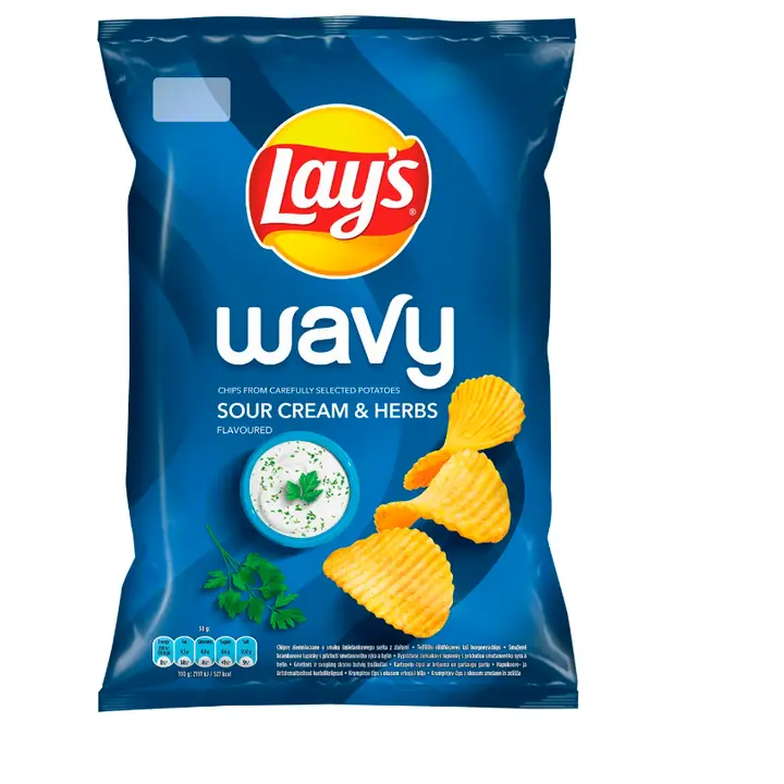 Lay's Wavy Kartulikrõpsud Hapukooremaitselised 120g