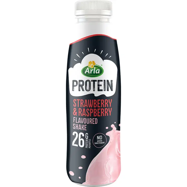 Arla Protein Mansikka-vadelma proteiinijuoma 500 g