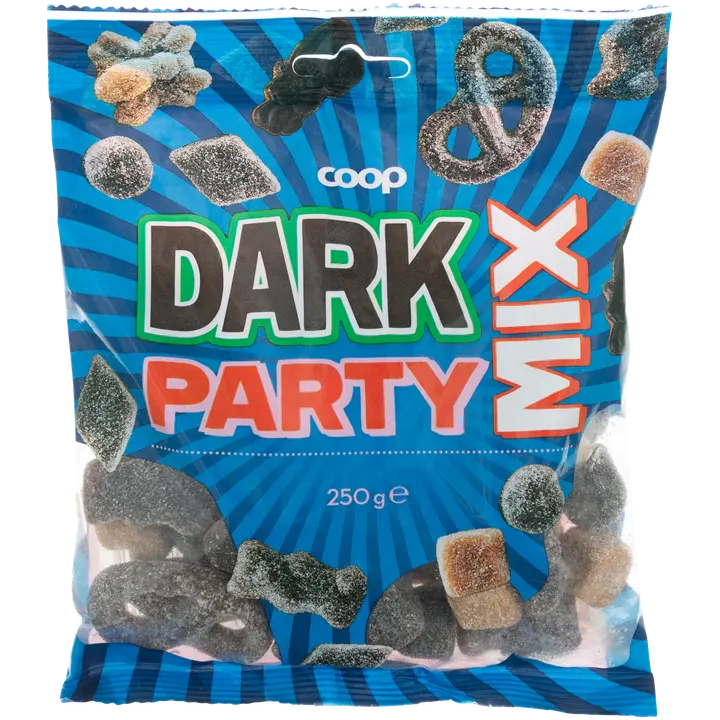 Coop Dark Party Mix makeissekoitus 250 g