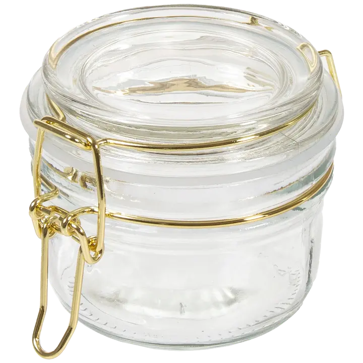 Klaaspurk 7 cm kuldne