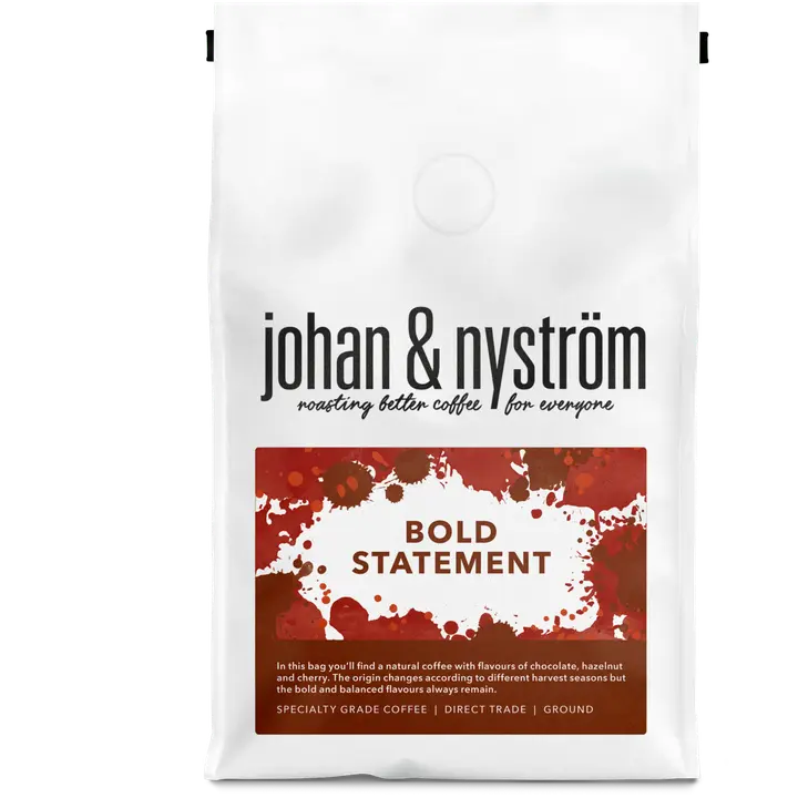 Johan&Nyström Bold Statement suodatin kahvi jauhettu 250g keskipaahto