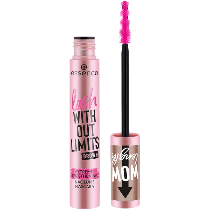 essence lash WITHOUT LIMITS BROWN EXTREME LENGTHENING & VOLUME MASCARA 02 Brown 13 ml