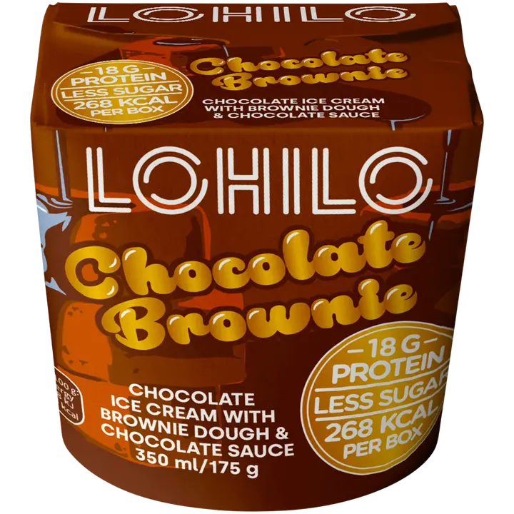 LOHILO Chocolate Brownie proteiinijäätelö 350ml