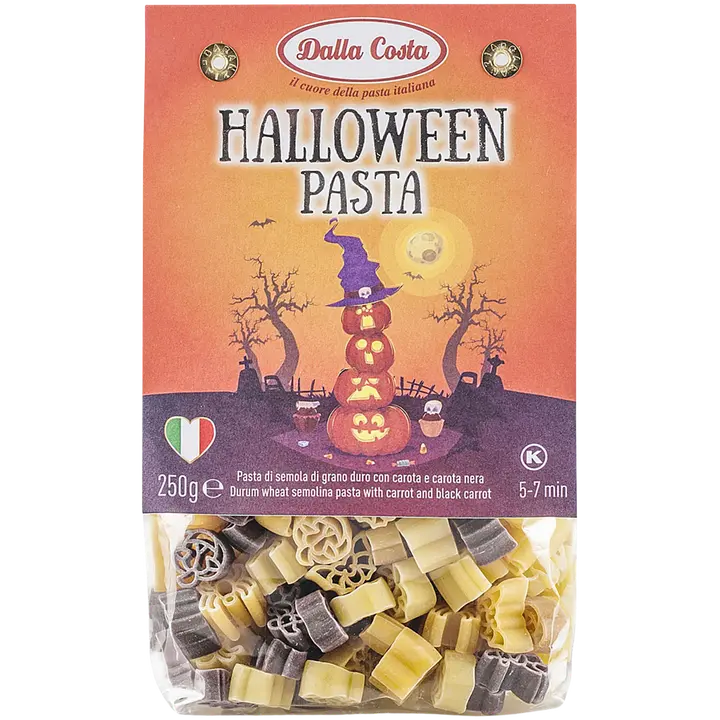 Dalla Costa porkkanaa ja mustaporkkanaa sisältävä durumpasta 250 g