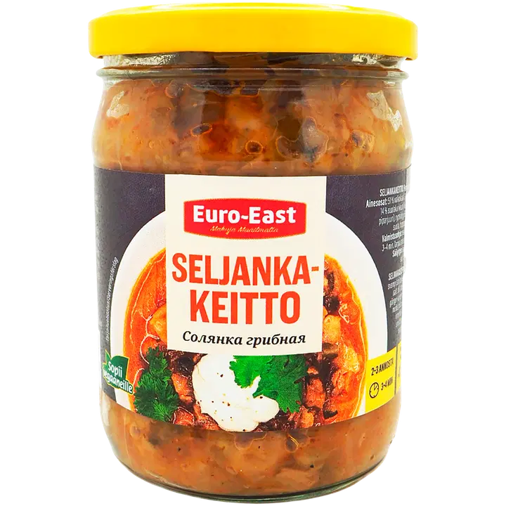 Euro-East  seljankakeitto sienillä 480g