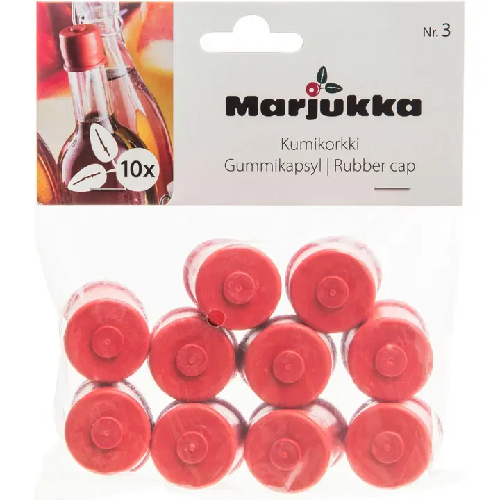 Marjukka Kumitulppa Nro 3 10 kpl