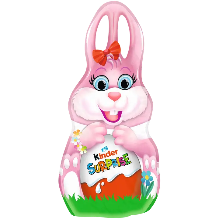 Kinder šokolaadimuna, roosa jänes 75g