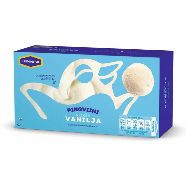 Pingviini vanillijäätis, 1 l