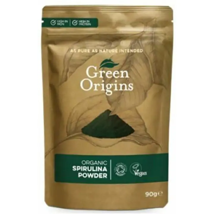 Green Origins spirulina pulber, 90 g