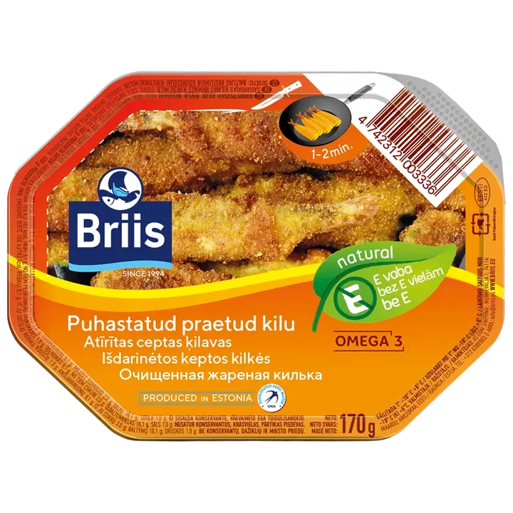 Briis Puhastatud Praetud Kilu 170G