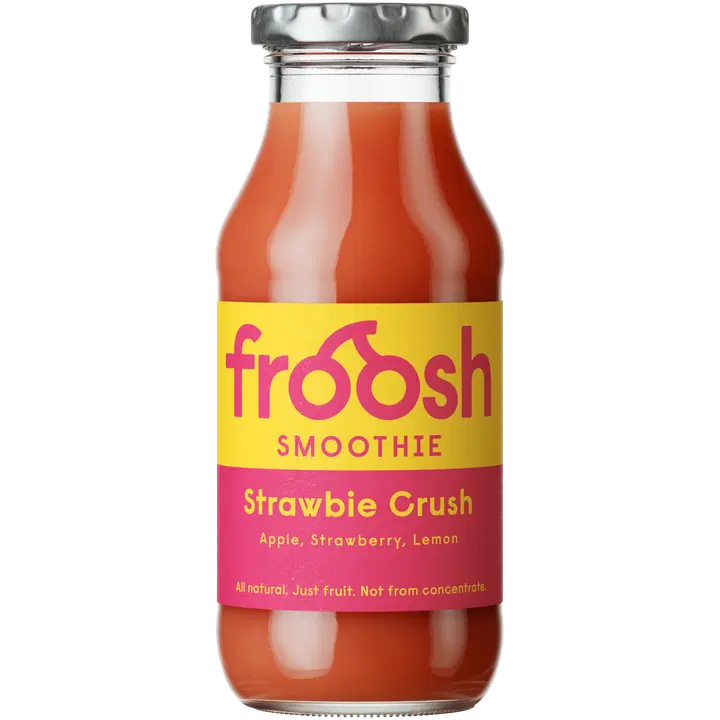 Froosh Smoothie Strawbie Crush 250 ml, Omena, mansikka, sitruuna