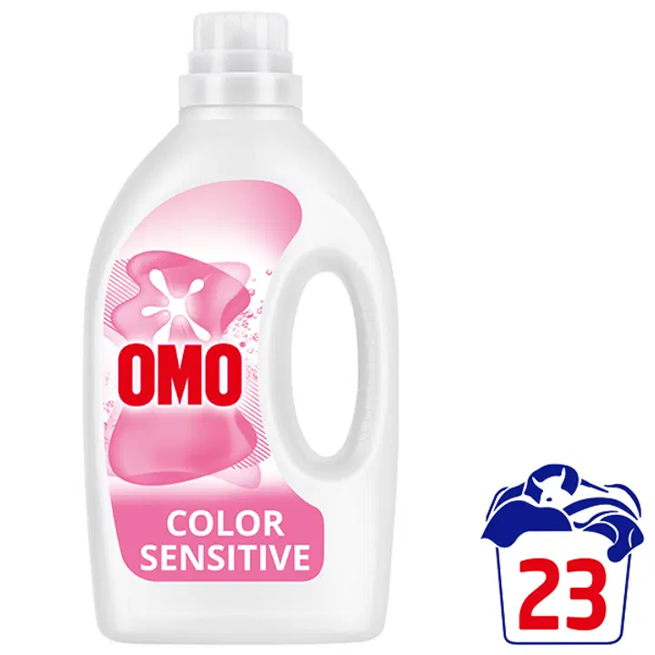 Omo Color Sensitive nestemäinen pyykinpesuaine Hajusteeton 920 ml 23 pesua
