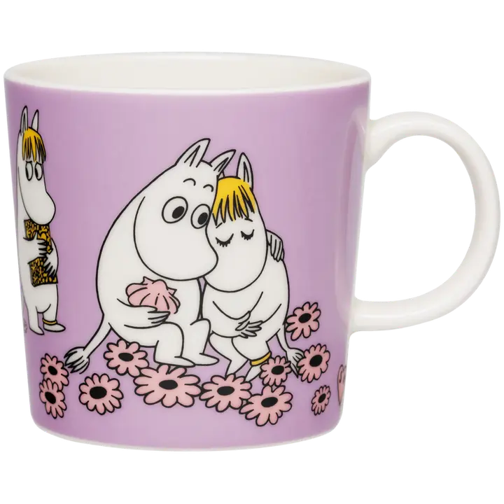 Moomin Arabia Muumi Sydänkäpyset muki 0,3L