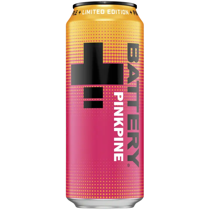 Battery Pinkpine energiajuoma tölkki 0,5 L