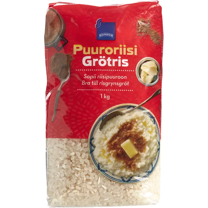 Rainbow 1kg puuroriisi