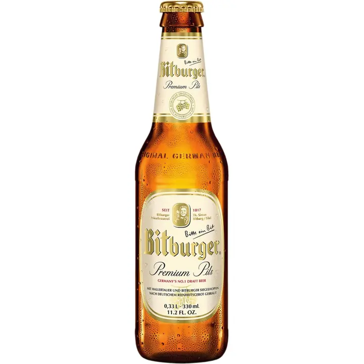Bitburger Premium Pils 4,8% 33cl