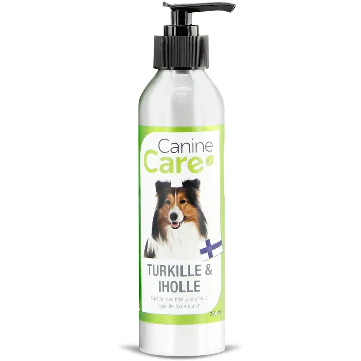CanineCare koiran ravintolisä Turkille ja Iholle 250 ml