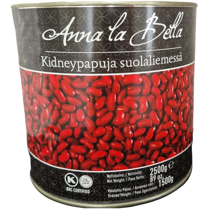 Eurocom SRL Kidneypapuja suolaliemessä 2,5/1,5KG Italia