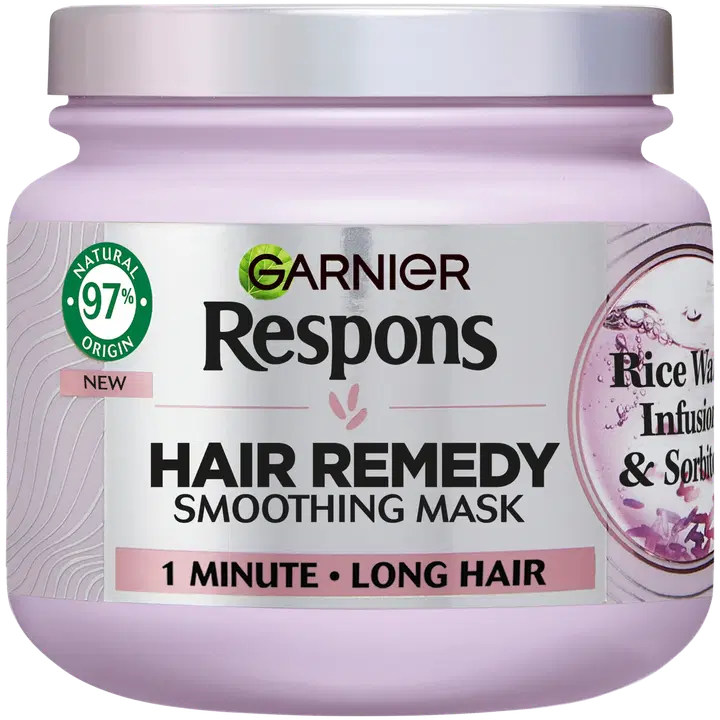 Garnier Respons Rice Water Hiusnaamio normaaleille hiuksille 340 ml