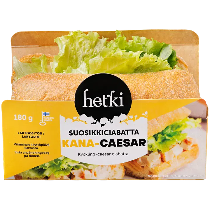Fresh Hetki Suosikkiciabatta Kana-caesar 180g