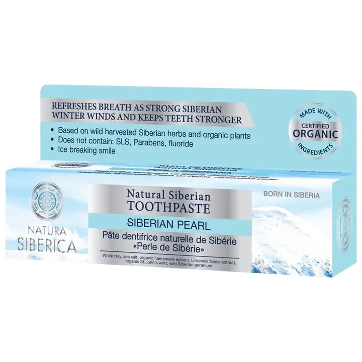 Hambapasta Natura Siberica Siberian Pearl valgendav 100g