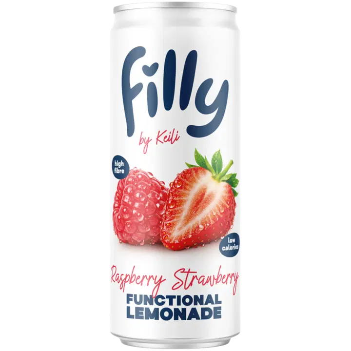 FILLY Vaarika-maasika prebiootiline karastusjook 355ml