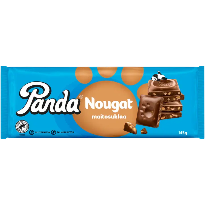 Panda nougat mjölkchokladplatta 145g