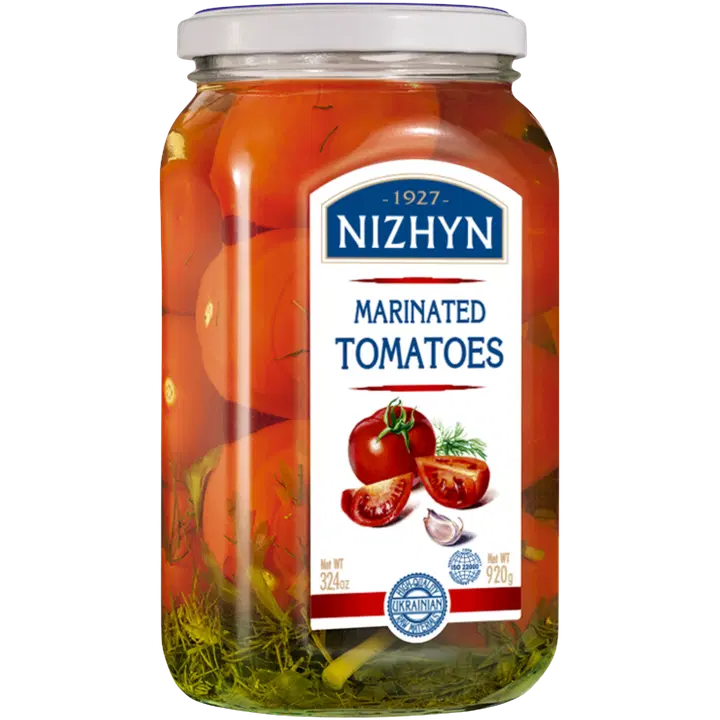 Nizhyn Marinoidut tomaatit 920 g/ 460 g