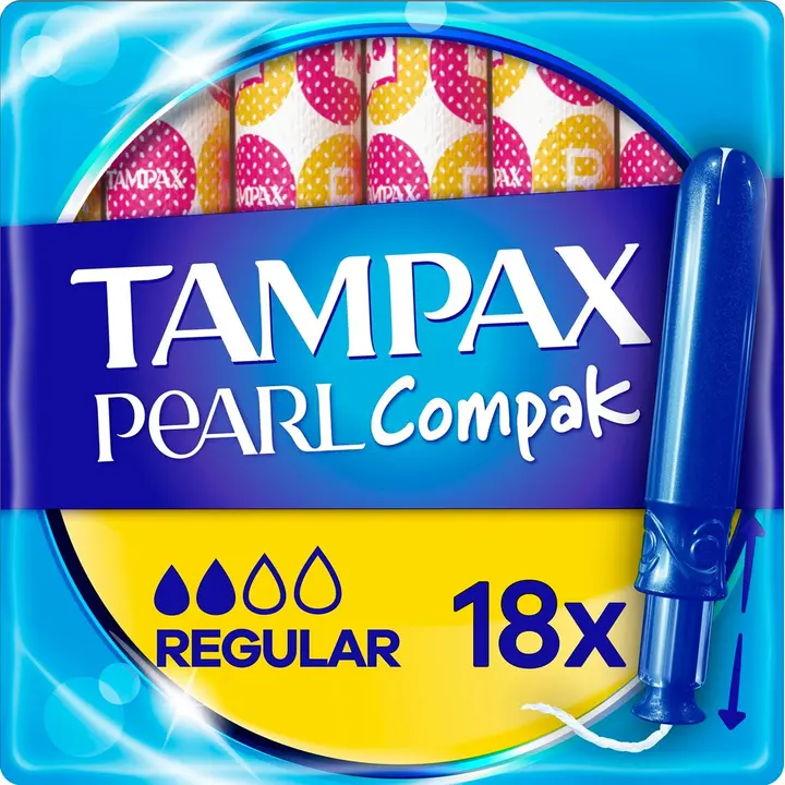 Tampax Compak Pearl Regular tampoonid 18 tk