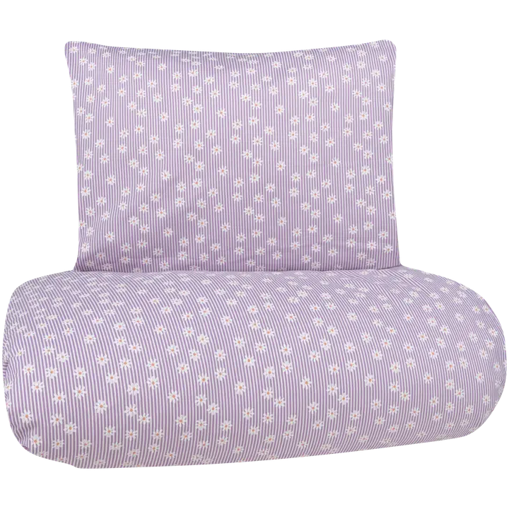 Voodipesukomplekt Daisy 150x210+55x65 lilla