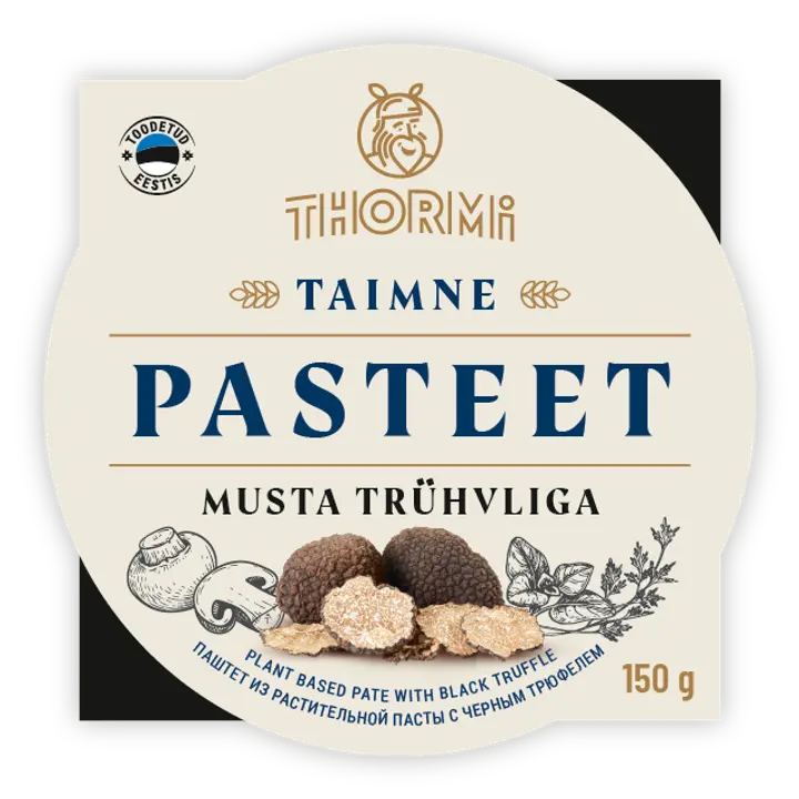 Thormi Taimne Pasteet Musta Trühvliga 150 G