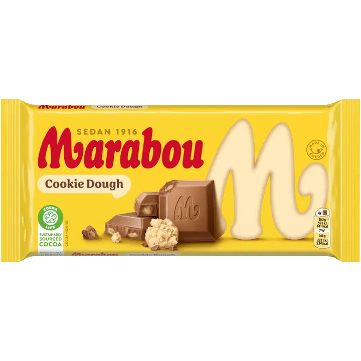 Marabou Cookie Dought suklaalevy 185g