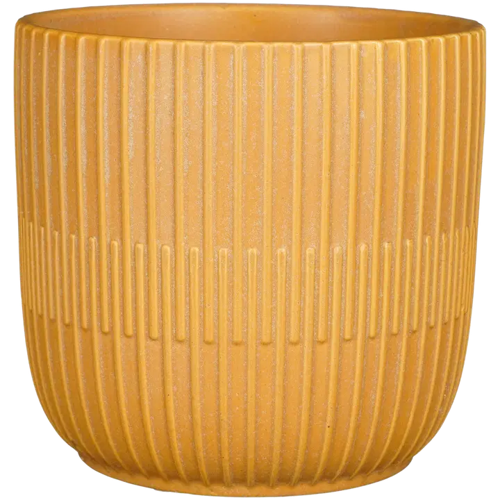 Mica decorations ruukku Sara ø 19 cm okra matta