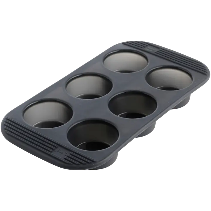 Mastrad muffinsivuoka 6 kuppia musta