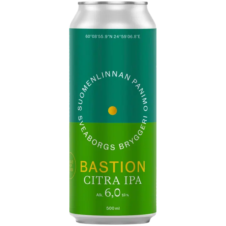 Suomenlinnan Panimo Bastion Single Hop Citra Ipa 6,0% 50cl tölkki