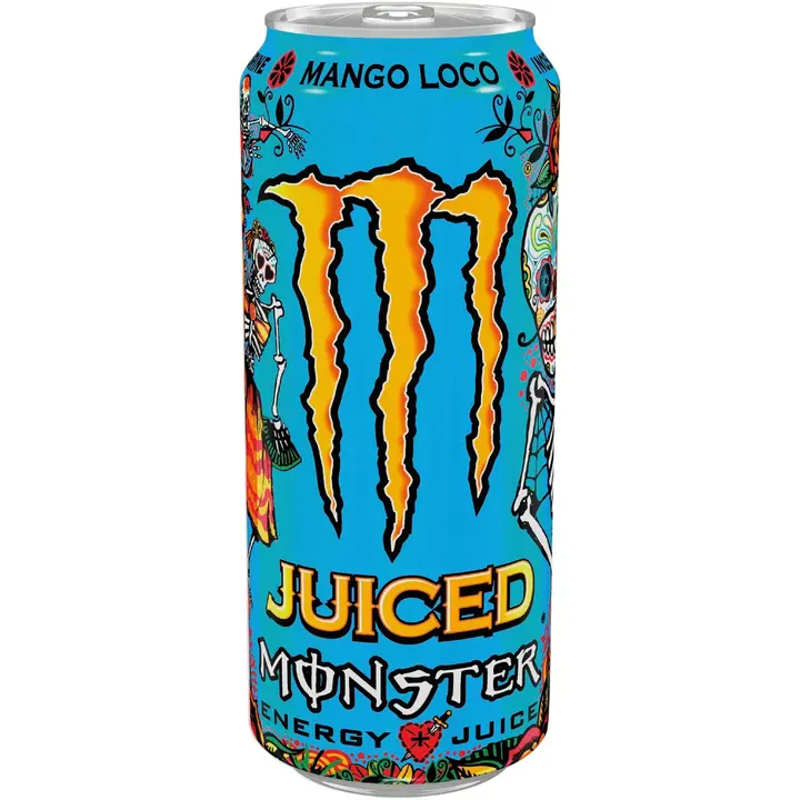 Monster Energy Juiced Mango Loco energiajuoma tölkki 50cl