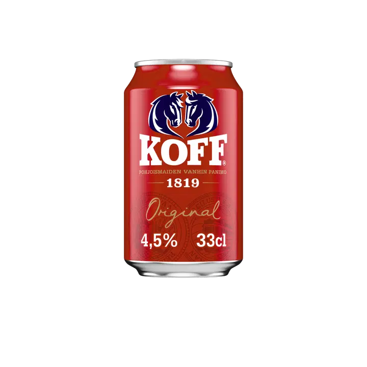 Koff Lager olut 4,5 % tölkki 0,33 L