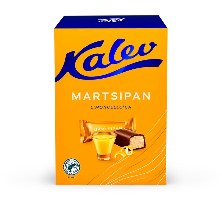 Kalev Limoncello likööriga martsipanikommid 150g