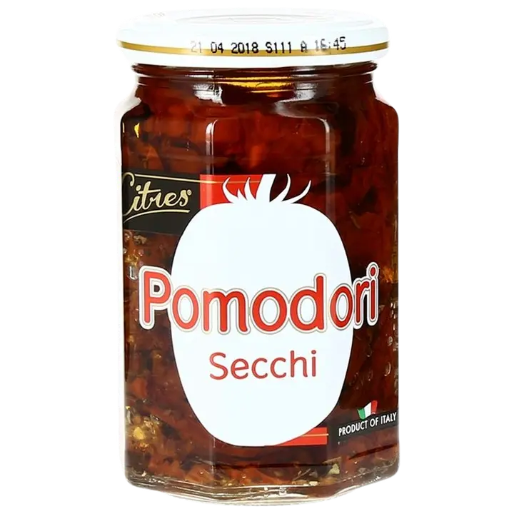 Citres päikesekuivatatud tomatid päevalilleõlis 290/168 g