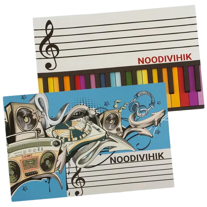 Noodivihik a4 horisontaalpaigutud